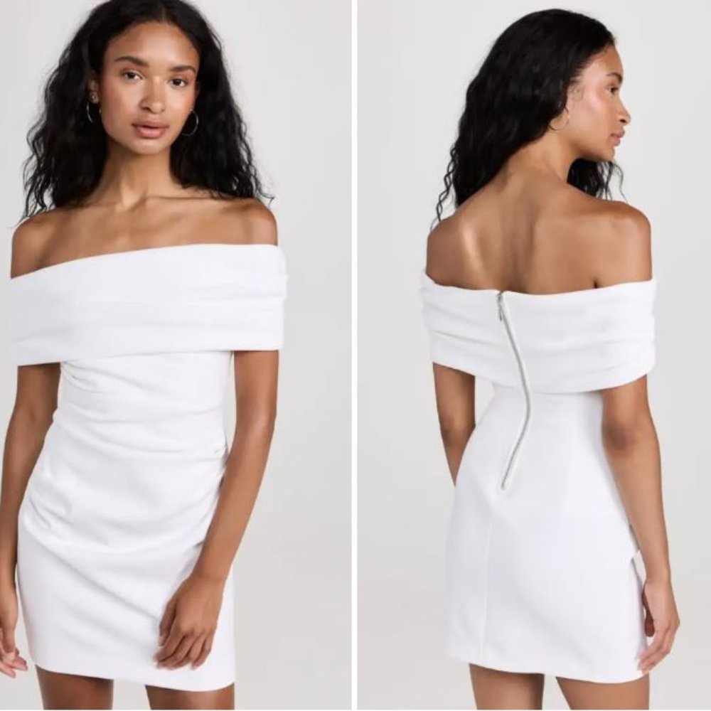 Misha Jewel Off the Shoulder Dress